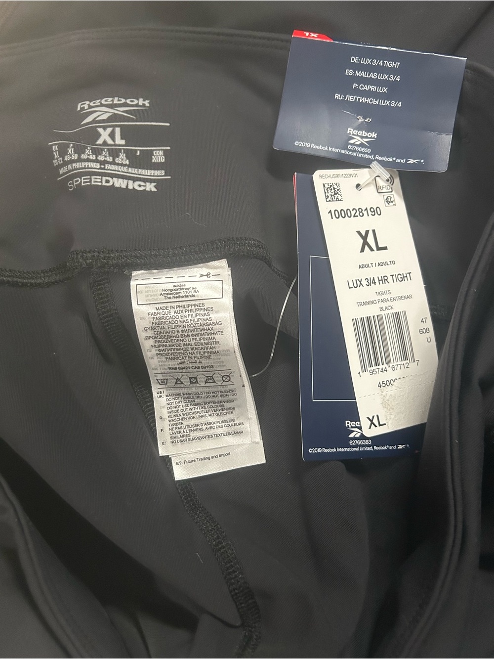 Reebok High-Waist 7/8 Lux Leggings - Picture 6 of 7
